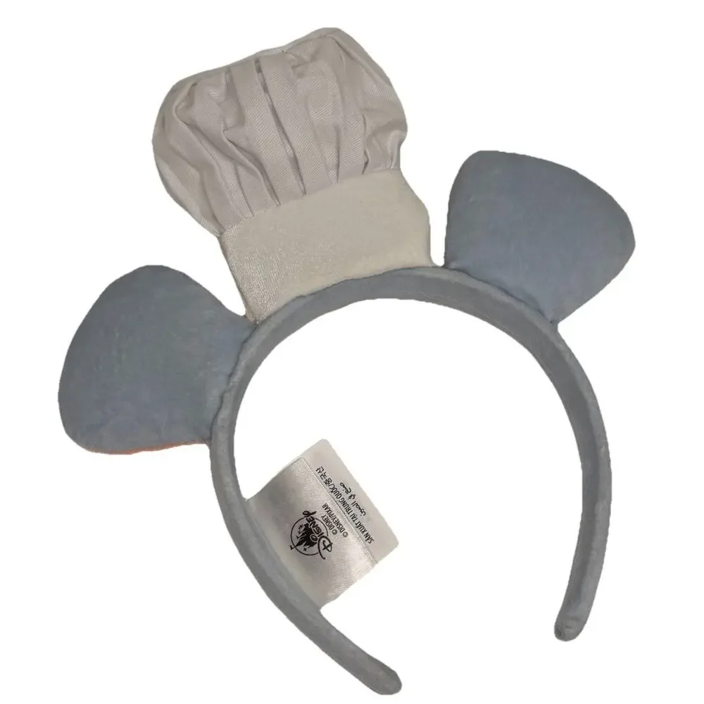 Disney Remy’s Ratatouille Chef Mouse Ear Headband - White, Peach, Gray - Picture 2 of 3